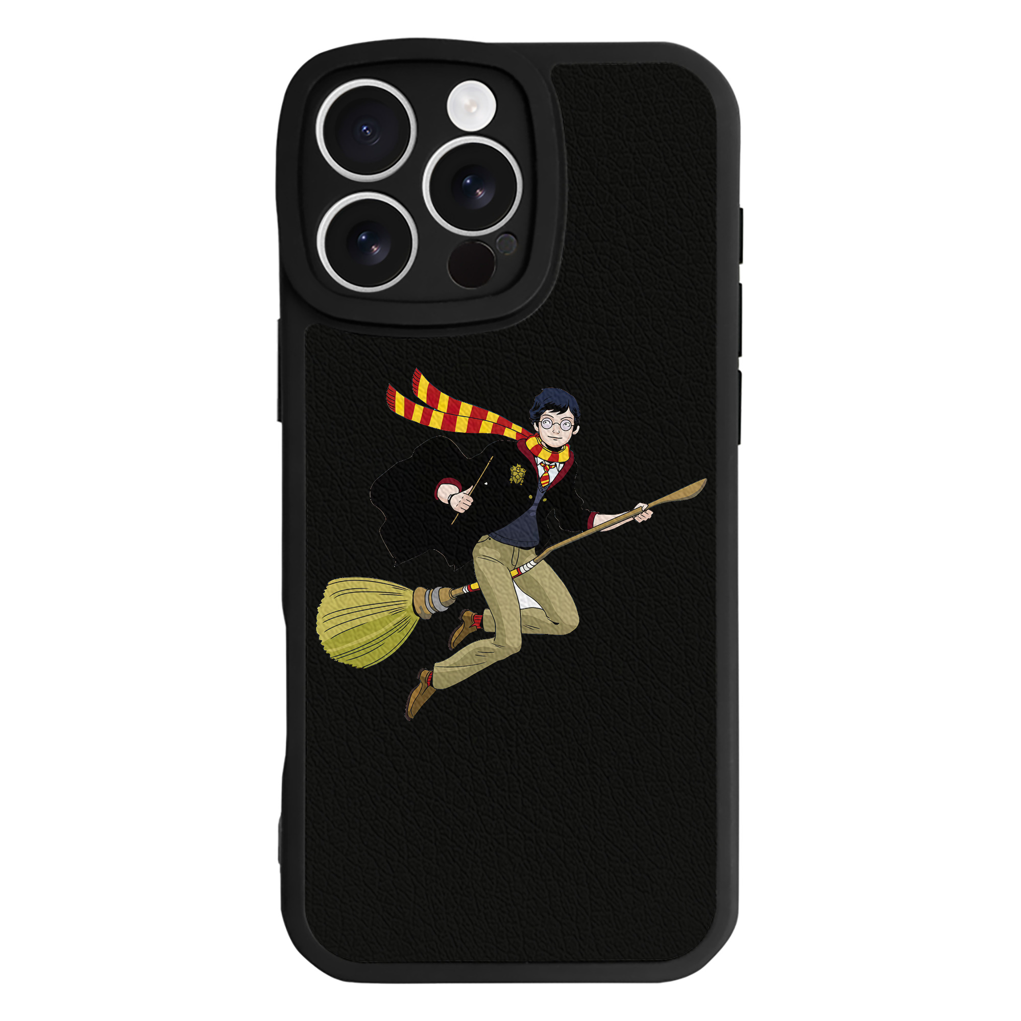 （画像用） Harry Potter ハリー・ポッターシリーズ 【iPhone 16シリーズ対応】シリコンスマホケース（レザー調） 材質：シリコン